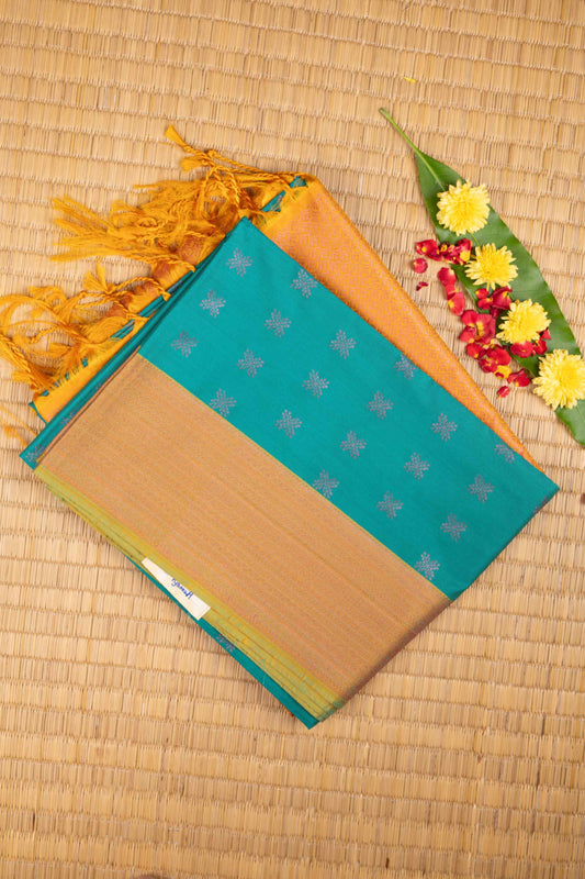 Blue Designer Soft Silk Saree