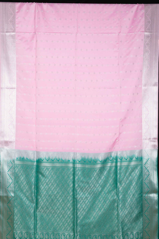 Pastel Pink Silk Saree
