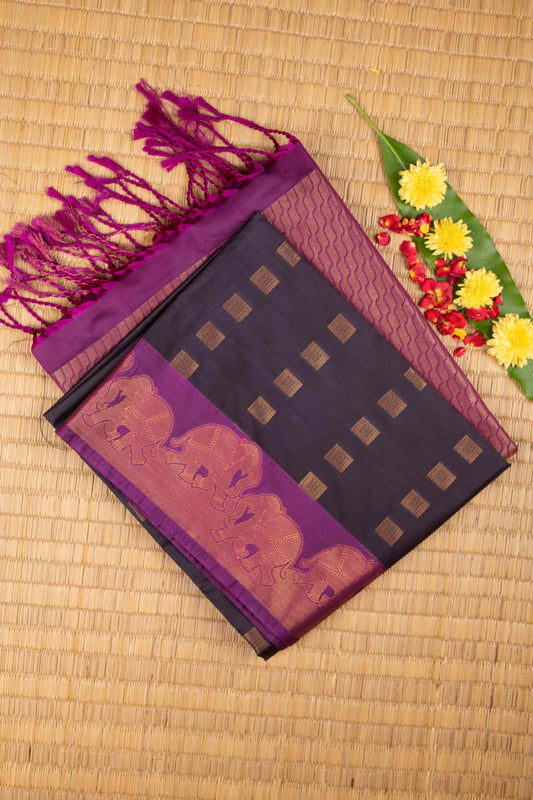 Blue Semi Silk Saree