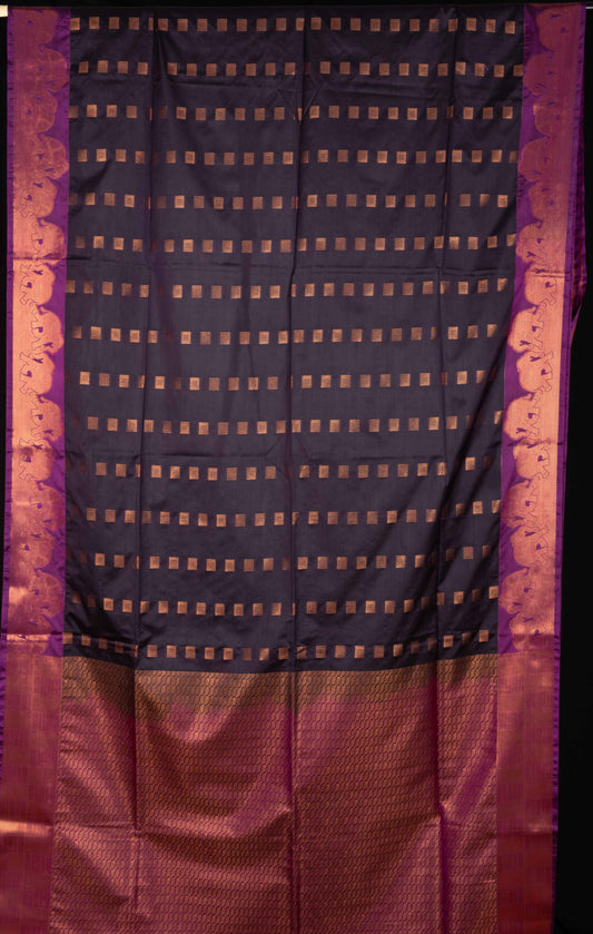 Blue Semi Silk Saree