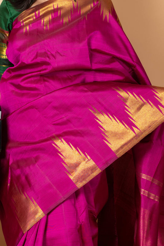 Pink Pattu Saree