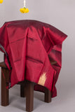 Maroon and Gold Saree