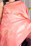 Peach Colour Silk Saree