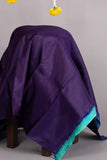 Lavender and Purple Pure Silk Saree