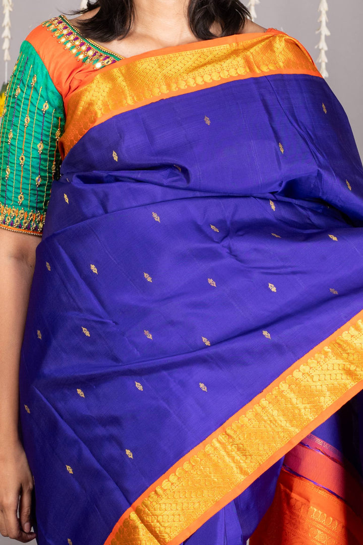 Blue Colour Pattu Saree