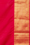 Purple and reddish pink semi silk saree